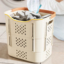 Axyaa Large Foldable Clothes Storage Basket Box: Student Dormitory Organization Solution