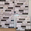 Axyaa Thicker Marble 12"x12" Self-Adhesive Tile Backsplash - Pack of 10/20