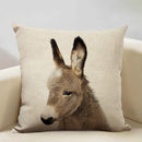 Animal Print Cushion 45x45cm for Sofa, Car Seat & Living Room Decor by Axyaa
