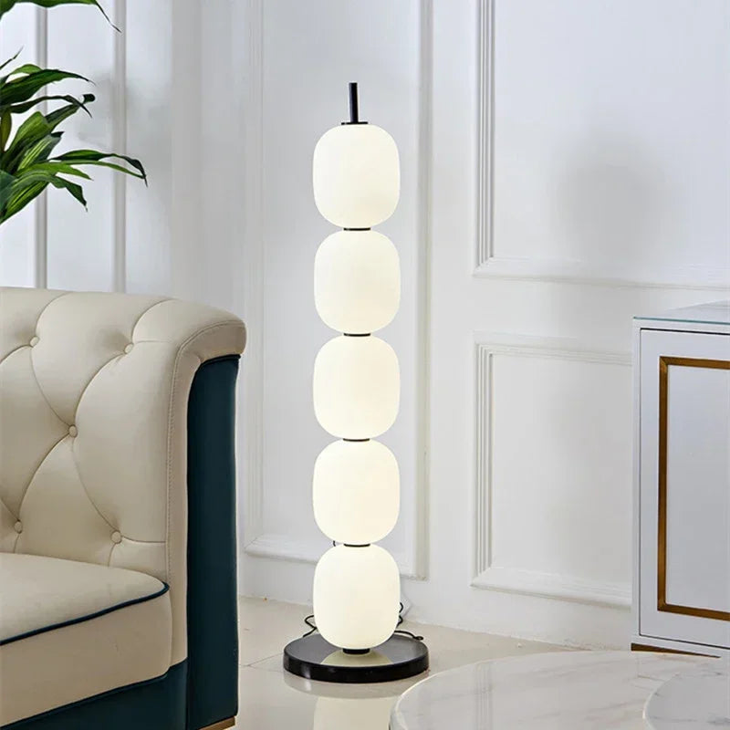 Axyaa Nordic LED Floor Lamp Modern Fashion Tomatoes on Sticks Standing Light
