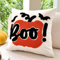Embroidered Halloween Pillowcase Cojines Orange Pumpkin Spider Web Pillowcases