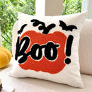 Embroidered Halloween Pillowcase Cojines Orange Pumpkin Spider Web Pillowcases