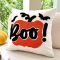 Axyaa Halloween Embroidered Pumpkin Spider Web Throw Pillowcase Home Decor