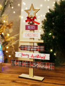 Axyaa Christmas Red Bow & Bells Centerpiece - Home Holiday Decor