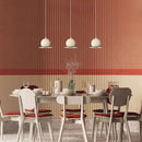Axyaa Cream Wind Pendant Lamp for Bar & Dining Table - LED Chandelier