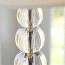 Axyaa Crystal Glass Ball Table Lamp for Living Room & Bedroom