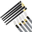 Axyaa Black Gold Sushi Chopstick Set with Storage Box