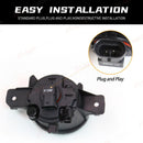 Axyaa Car Fog Lamps Daytime Running Lights for Nissan March Micra 2013-2016