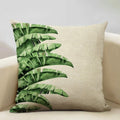 Exotic Green Leaf Pattern Pillow Covers - Axyaa Branded Pattern Cushion Cover