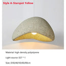 Axyaa Wabi Sabi Living Room Pendant Light Chandelier - Cafe Restaurant Decor Lighting