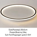 Axyaa Nordic LED Ceiling Chandelier with Remote Control for Bedroom Livingroom Aisle Balcony
