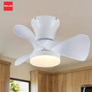 Axyaa Modern Silent Ceiling Fan with Intelligent 3-Color LED Lighting and Remote Control