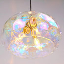 Axyaa Water Ripple Glass LED Pendant Lights for Modern Decor