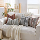 Chenille Striped Pillowcase Cojines by Axyaa for Light Luxury Decor in Living Room