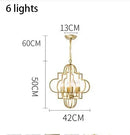 Axyaa Copper Pendant Lights Bedroom Dinning Room Chandelier Creative Home Decor Hanging Lamp