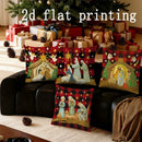 Axyaa Christmas Nativity Scene Pillow Cover for Sofa Bedroom Car