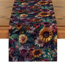 Axyaa Floral Table Runner for Kitchen Home Dining Decor