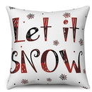 Axyaa Christmas Snowflake Pattern Pillow Cover for Sofa, Bedroom, Car