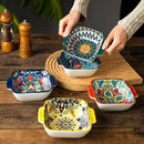 Axyaa Vintage Ceramic Amphora Bowl Dessert Rice Fruit Salad Creative Premium