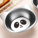 Axyaa Kids Bear Stainless Steel Dinner Bowl - Cute & Durable Salad Plate