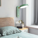 Axyaa Nordic Macaron Rotatable Wall Sconce Switch Modern Bedroom Aisle Wall Lamps