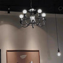 Axyaa Chrome Metal Designer Pendant Light for Living Room, Dining Room, Bedroom