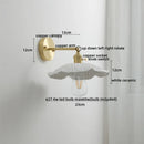Axyaa Copper Glass LED Wall Lamps Pull Chain Switch Modern Stair Light Fixtures