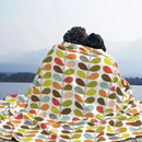 Axyaa Multi Stem Mid Century Modern Throw Blanket for Home Bedroom Sofa