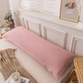Axyaa Double Long Pillowcase Set of 2, 48x150 Size, Cotton Linen Blend