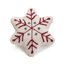 Axyaa Christmas Snowflakes Red Checked Tree Pillow Cover Home Decoration