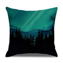 Axyaa Landscape Linen Pillowcase - Home Sofa Office Decoration - 45*45cm