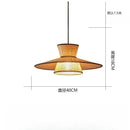 Axyaa Wabi Sabi Hanging Chandelier - Retro Pendant Lamp for Dining Room