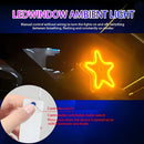 Axyaa Star Neon Car Window Lights: Glow Atmosphere & Party Supplies