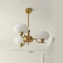 Axyaa Bauhaus Medieval Modern Chandelier for Bedroom, Study, Living, Dining Room