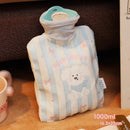 Axyaa Plush Hot Water Bag 500/1000ml for Women - Cute Insulating Belly Warmer