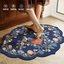 Axya Diatom Mud Floor Mat - Absorbent, Waterproof, Non-Slip Bathroom Foot Pad