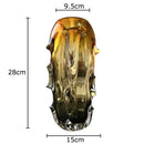 Axyaa Amber Gradient Glass Vase Hydroponics Desk Decoration Modern Home Decor