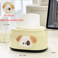 Axyaa Kawaii Napkin Holder Luxury Tissue Case Organizer Home Decor Storage Container