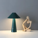 Axyaa Nordic Mushroom Table Lamp Cordless Touch Dimming Desktop Light for Eye Protection