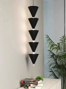 Axyaa Modern Long Line Chandelier Pendant Light for Bedroom
