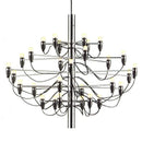 Axyaa Nordic Silver Gold Black LED Chandelier for Living Room Bedroom Decoration