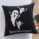 Axyaa Luminous Ghost Print Glow Pillowcase 18x18 Inch Party Decor - Sofa Bed Decoration
