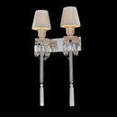 Axya Headboard Crystal Wall Lamp for Luxury Living Spaces