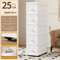 Axyaa Slim Utility Bin: PP Kitchen & Bathroom Organizer for Efficient Storage