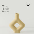 Axyaa Ceramic Art Vase: Modern Home Living Room Flower Arrangement & Decorative Device