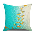 Axyaa Gold Elk Modern Pillowcase Cover for Customizable Bedside Decor