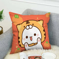 Axyaa Mochi Cat Luxury Cushion Cover Set for Sofa and Bed