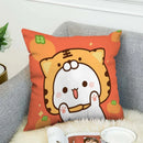 Axyaa Mochi Cat Luxury Cushion Cover Set for Sofa and Bed