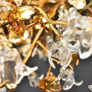 Copper ceiling lamp, crystal bedroom lamp, grand dining chandelier - Axyaa brand