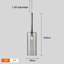 Axyaa Nordic Glass Chandelier LED Pendant Lamps Modern Home Decor